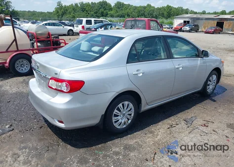 2011 Toyota Corolla Le z USA, uszkodzony, nr VIN 2T1BU4EE3BC706381